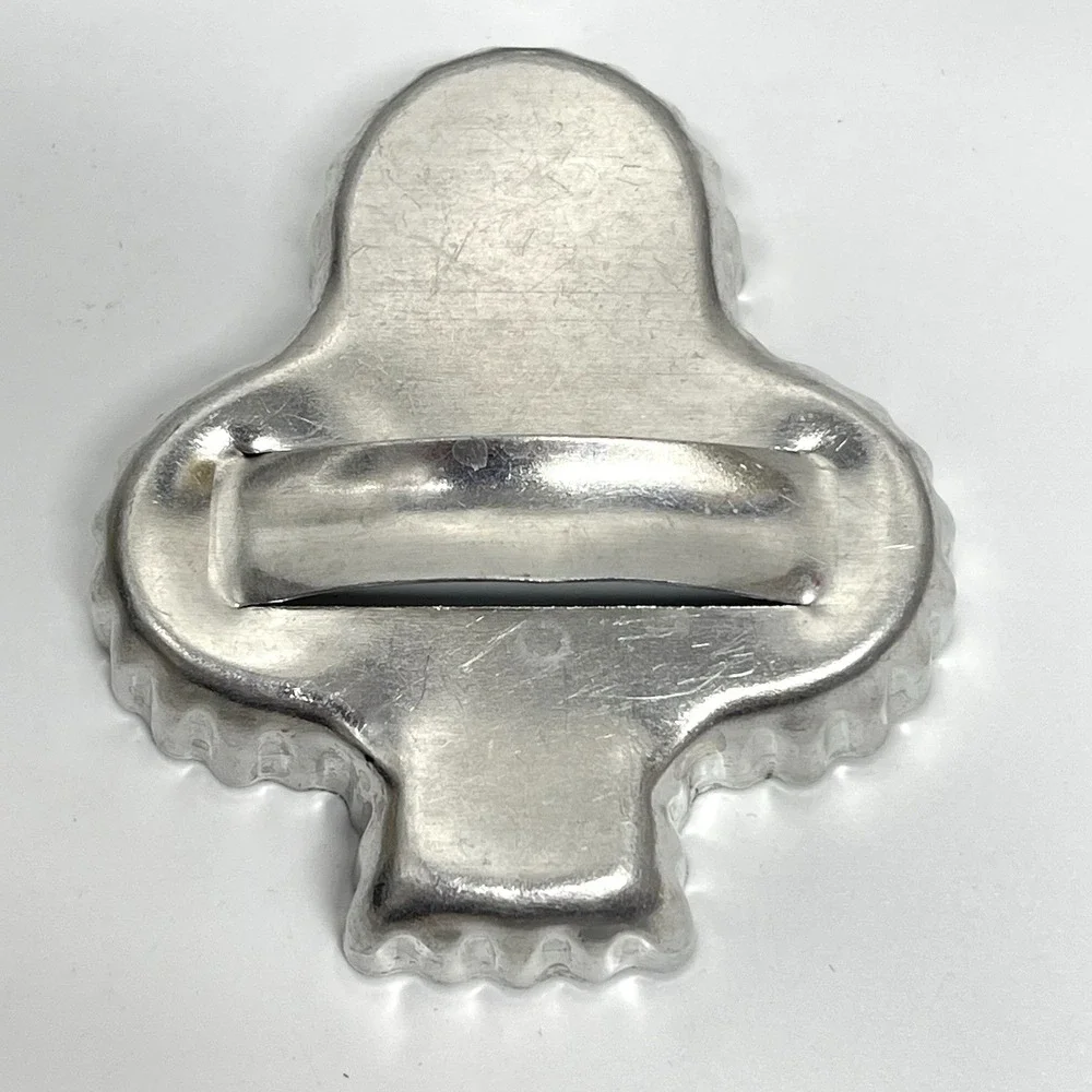 Vintage 1960s Aluminum Cookie Cutters Handles Holidays Christmas Farmhouse